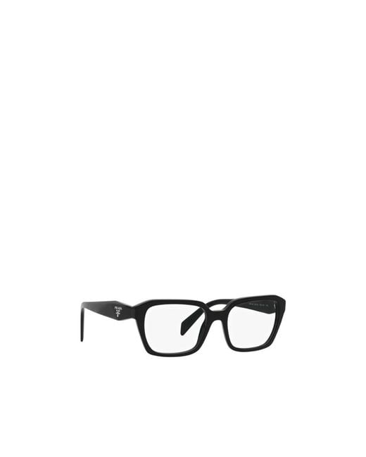 Prada White Eyewear Rectangular Frame Glasses