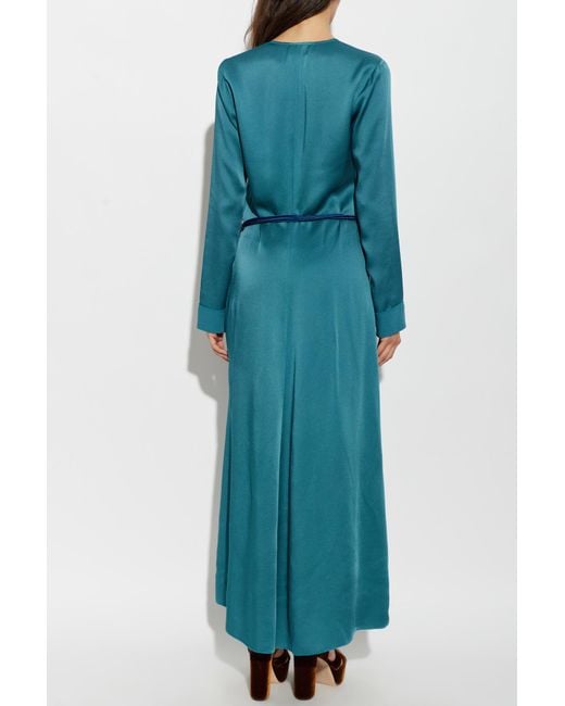 Forte_forte Blue Long-Sleeved Dress