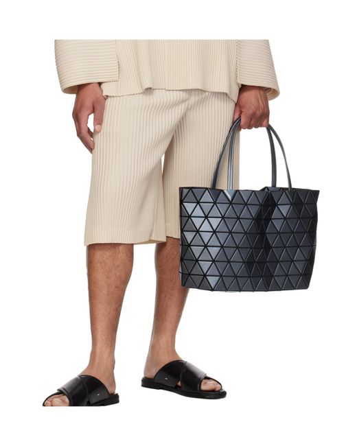Issey Miyake Black Geometric Shoulder Bag