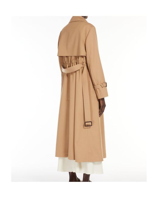 Weekend by Maxmara Natural Double-Breasted Belted Coat