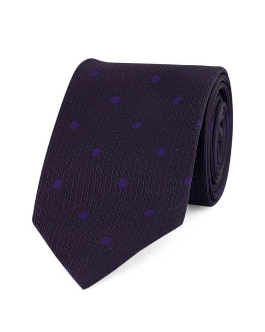 Tom Ford Blue Printed Tie for men