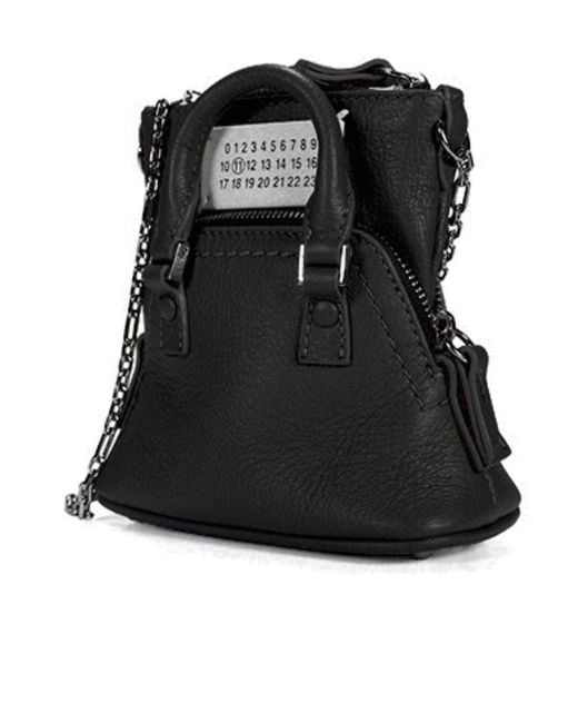 Maison Margiela Black 5Ac Classique Baby Zipped Shoulder Bag