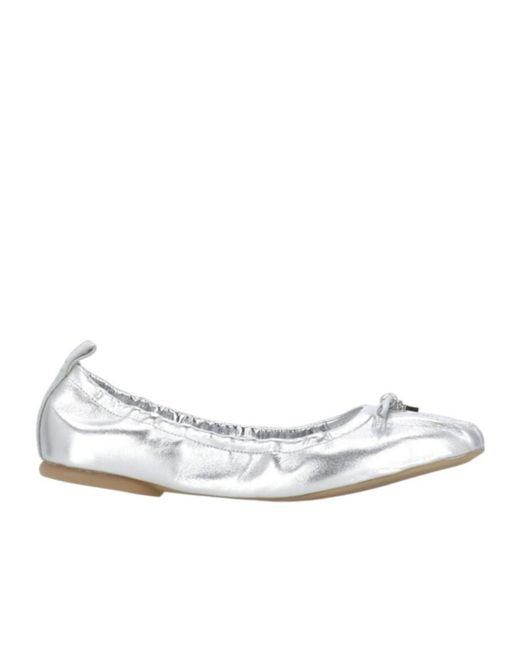 Hogan White H684 Ballerinas