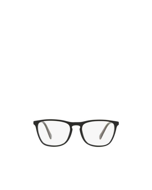 Prada White Logo Flat Mirror for men