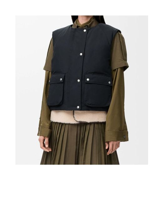 Loewe Black Puffer Vest