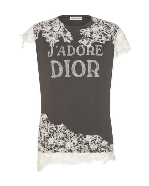 Dior J'Adore Tank Top in Gray | Lyst