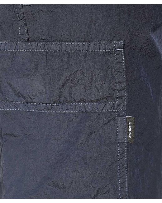Dondup Blue Drawstring Waist Swim Shorts for men