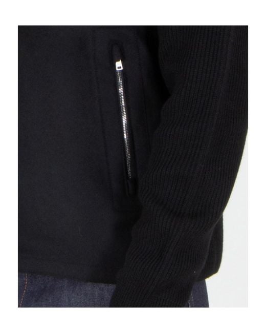 Herno Blue Zip Cashmere Cardigan for men