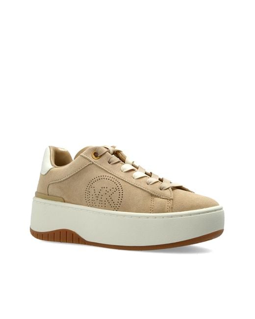 MICHAEL Michael Kors Natural Dottie Platform Sneakers