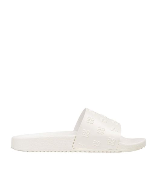Boss White Casual Flat Slip-On Shoes