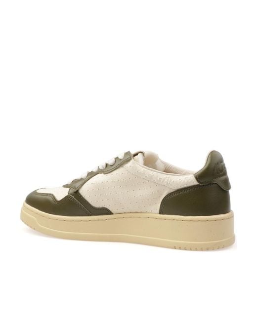 Autry Natural Medalist Low-Top Sneakers for men