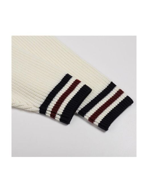 LIU REGALI White Long-Sleeved Sweater for men