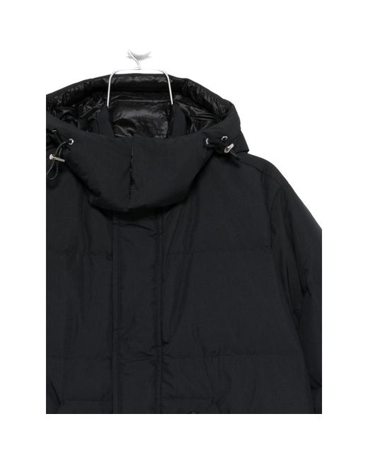 Sacai Black Long-Sleeved Down Jacket for men