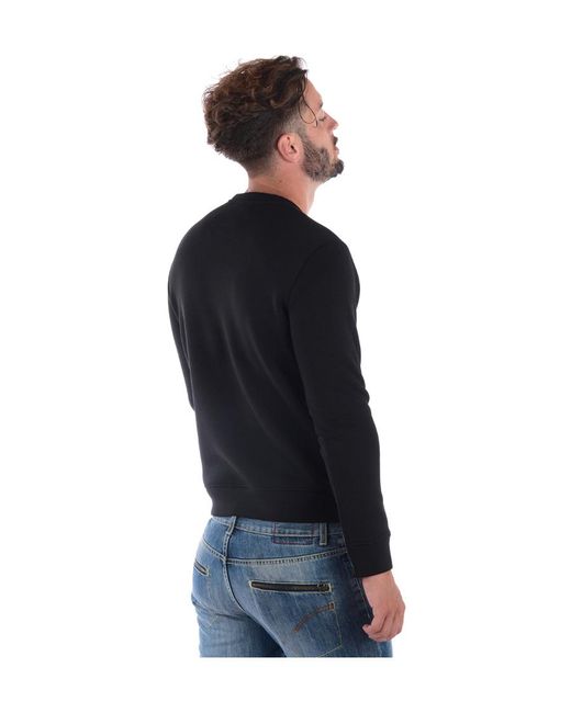 Emporio Armani Blue Round-Neck Sweater for men