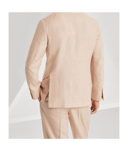 Brunello Cucinelli Natural Prince-Of-Wales-Check Blazer for men