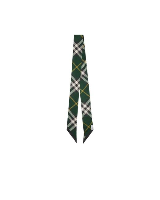 Burberry Multicolor Check Printed Scarf