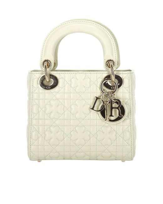 Dior White Logo Handbag