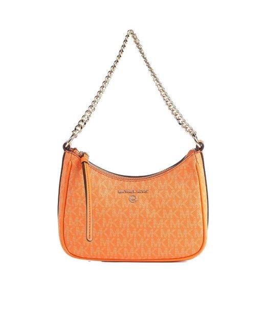 MICHAEL Michael Kors Orange Logo Shoulder Bag