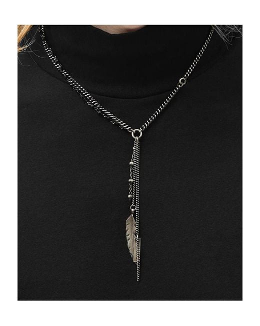 Ann Demeulemeester White Maiko Necklace for men