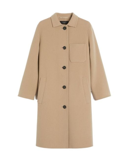 Weekend by Maxmara Natural Zenone Button-Up Coat