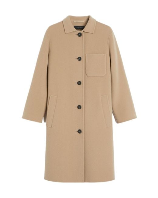 Weekend by Maxmara Natural Zenone Button-Up Coat