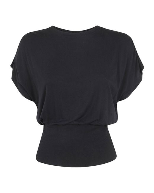 Thom Krom Black Tailored Crewn-Eck T-Shirt
