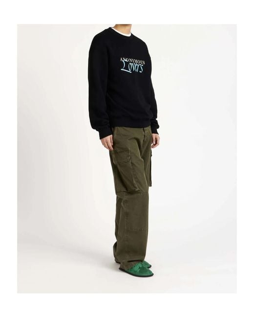 J.W. Anderson Black Jw Anderson Anonymous Lovers Sweatshirt for men