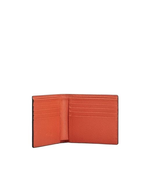 Tod's Brown Logo Plaque Bi-Fold Wallet for men