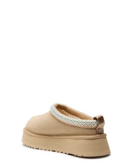 Ugg Natural Tazz Ii Suede Platform Mules