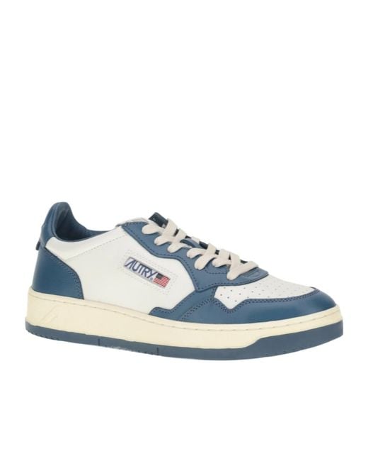 Autry Blue Lace-Up Sneakers for men