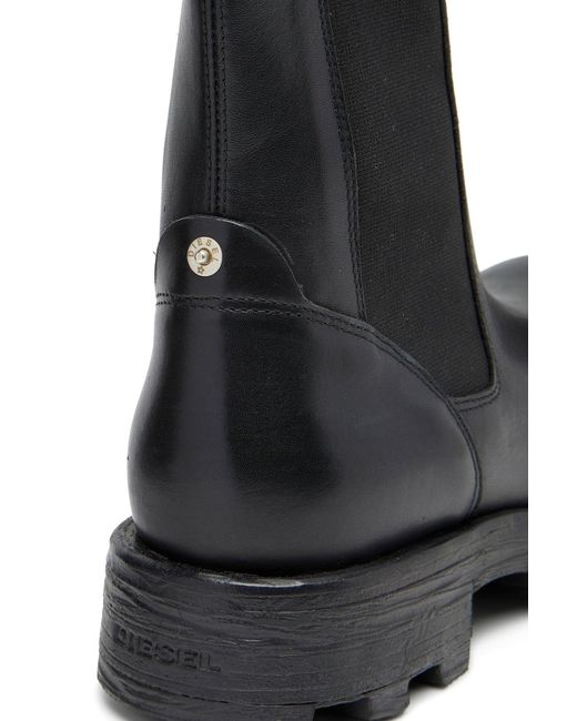 DIESEL Black D-Hammer Ch W Ankle Boots