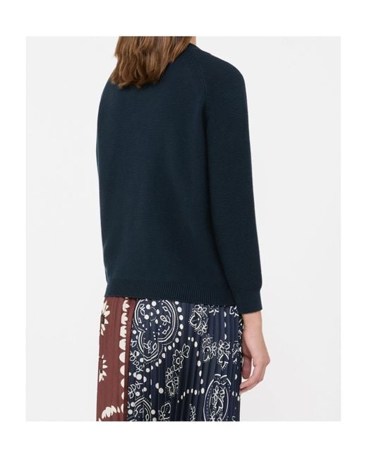 Weekend by Maxmara Blue Aere Crewneck Knitted Jumper
