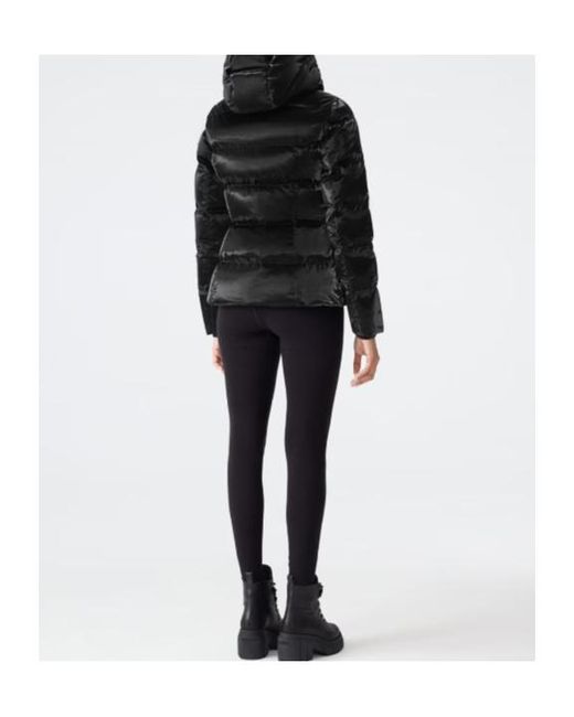 Mackage Black Long-Sleeved Cotton-Padded Jacket