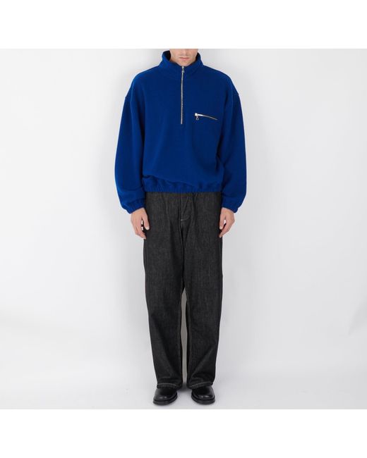 Rier Blue Long-Sleeved Pullover for men