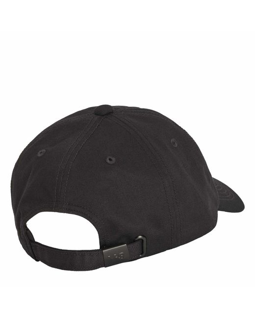 Y-3 Black Printed Logo Baseball Cap for men
