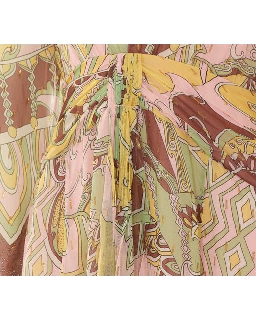 Rixo Natural Long-Sleeved Dress