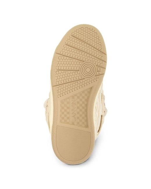 Lanvin Natural Curb Sneakers