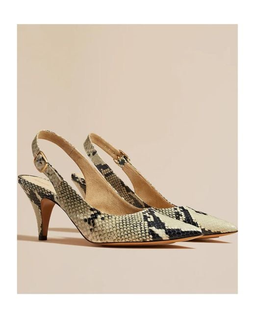 Khaite Metallic River Python Printed Pumps