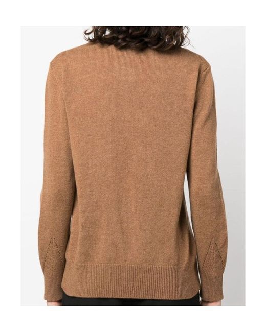 A.P.C. Brown Crewneck Knitted Jumper