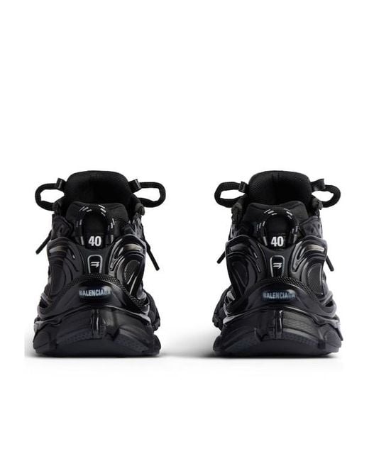 Balenciaga Black Under Armour Runner Ripstop Sneaker