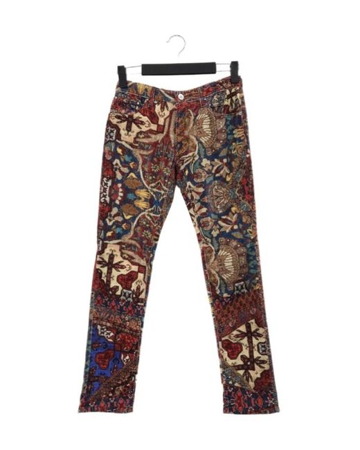 Just Cavalli Multicolor Belt-Loop Jeans for men