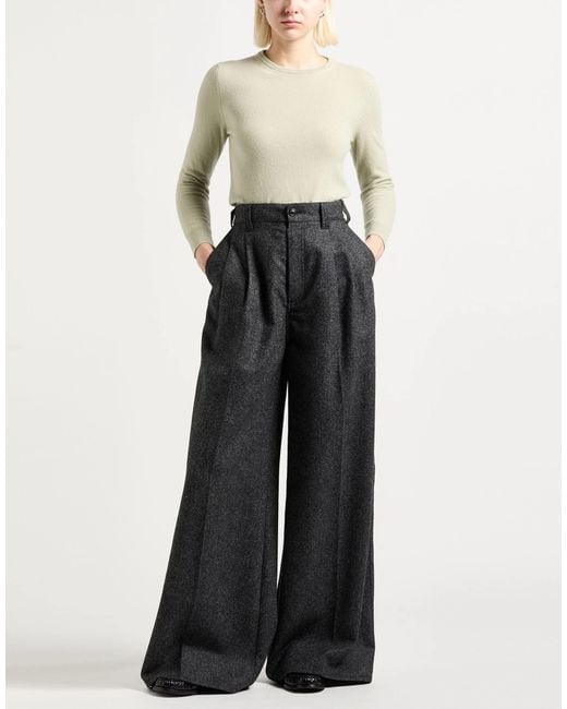 Maison Margiela Natural Solid Wool Knit Sweater