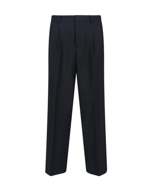 sunflower Blue Straight-Leg Tailored Trousers for men