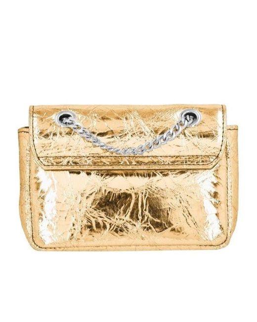 Vivienne Westwood Metallic Flap Shoulder Bag