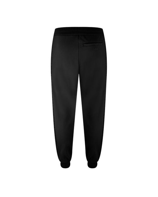 Versace Black Cuffed Sweatpants for men