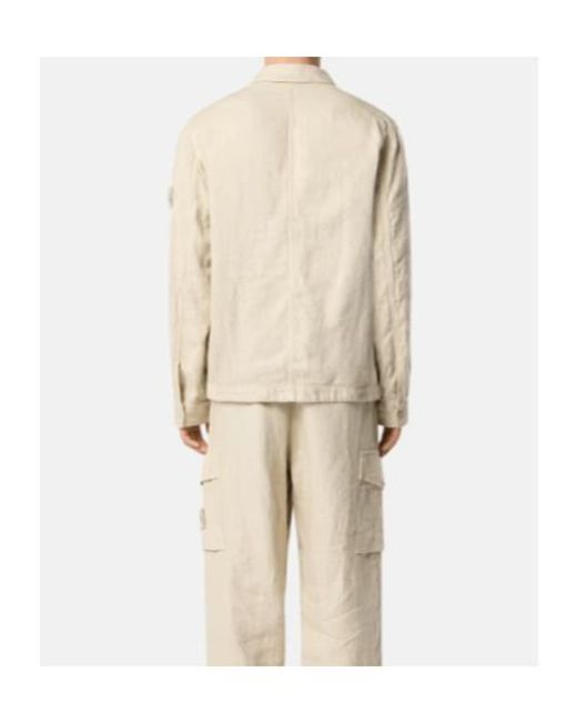 Stone Island Natural Ghost Overshirt for men