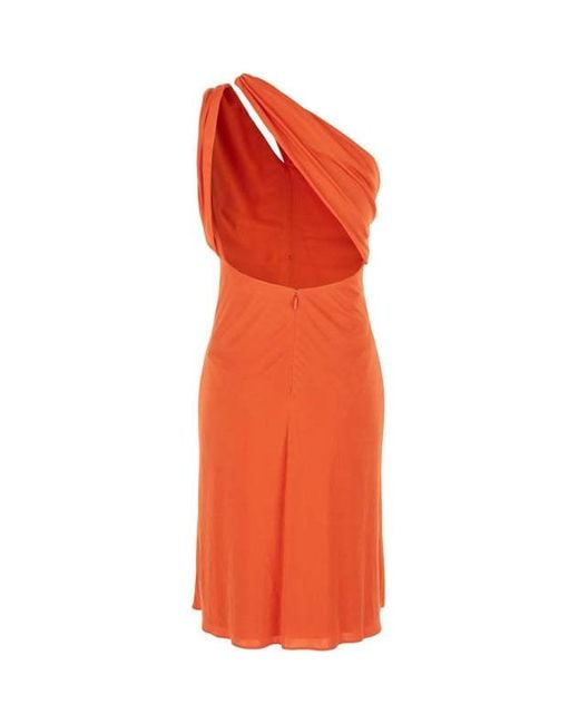 Versace Orange Clothing Dresses