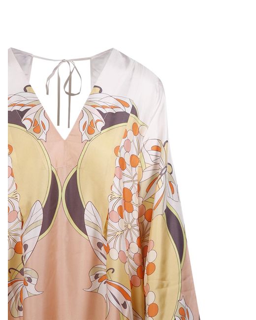 LaDoubleJ Multicolor La Doublej Twin Flame Printed Dress