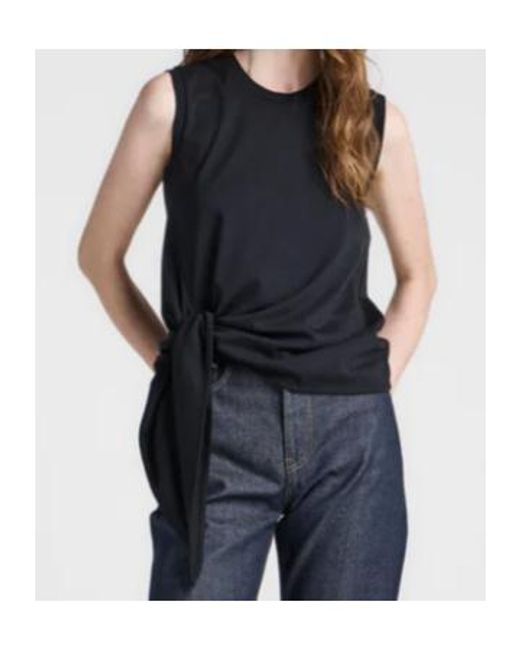 J.W. Anderson Black Jw Anderson Hem Knot Tank Top