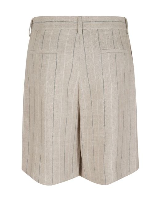 Antonelli Gray Belt Loop Shorts